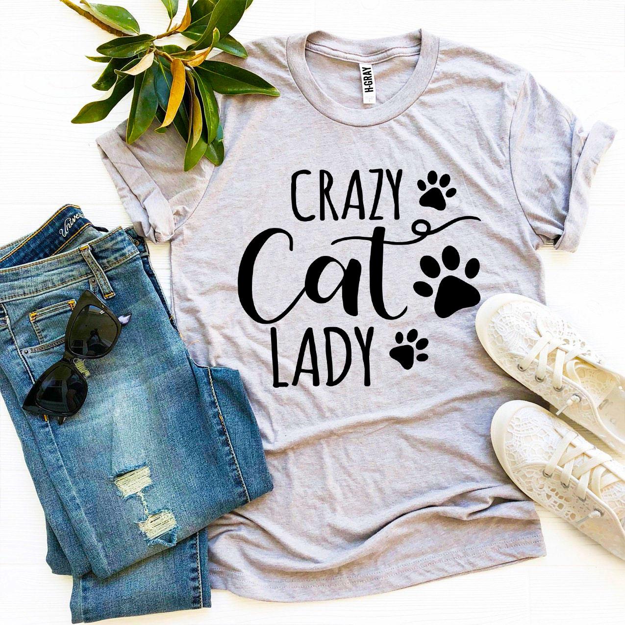 Crazy Cat Women T-shirt