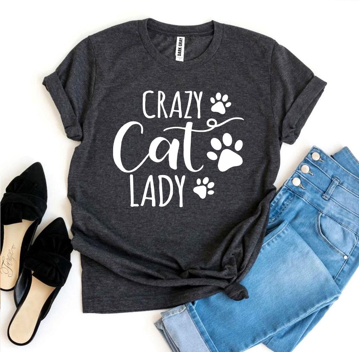 Crazy Cat Women T-shirt