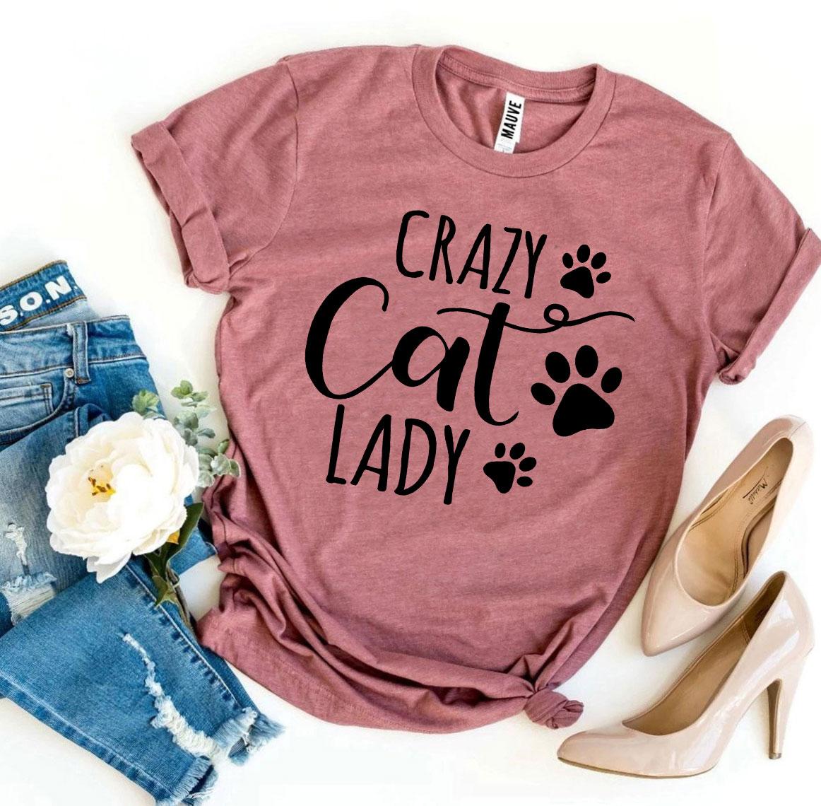 Crazy Cat Women T-shirt